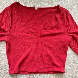Pacsun Ribbed Cropped Sweater